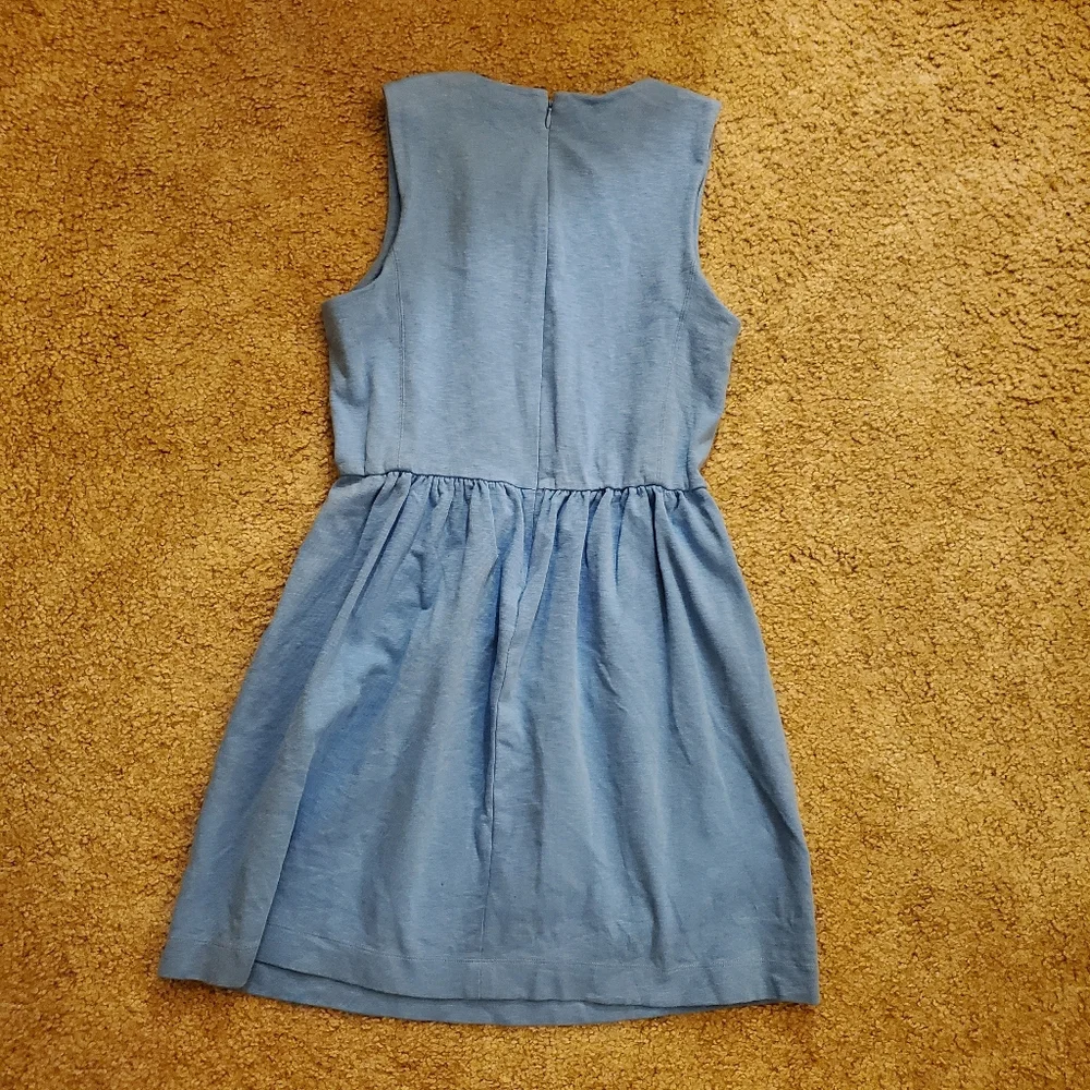 J. Crew Sleeveless Blue Dress Size Small